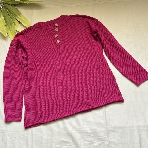 🌟WOMEN'S Spring And Autumn Solid Color Fashion Waffle Print Top🌟 - Picture 2 of 7